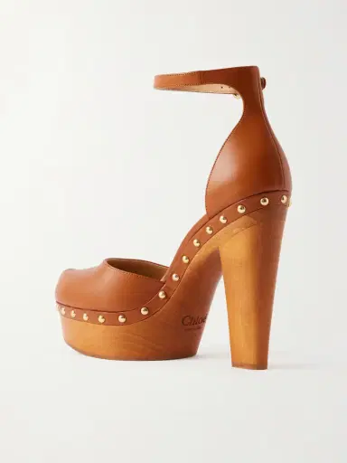 Chloé Lola Studded Leather Platform Pumps | Thumbnail 3 Chloé Lola Studded Leather Platform Pumps | Thumbnail 3