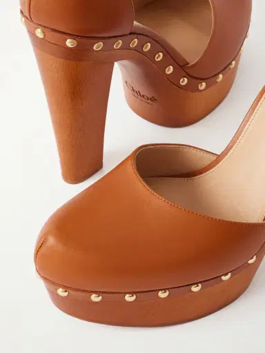 Chloé Lola Studded Leather Platform Pumps | Thumbnail 5 Chloé Lola Studded Leather Platform Pumps | Thumbnail 5