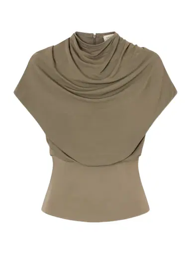 Kallmeyer Jocelyn Gathered Draped Jersey Top | Thumbnail 1 Kallmeyer Jocelyn Gathered Draped Jersey Top | Thumbnail 1