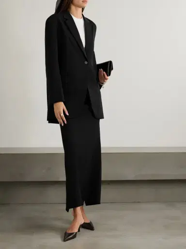 The Row Obine Crepe Blazer | Thumbnail 2 The Row Obine Crepe Blazer | Thumbnail 2