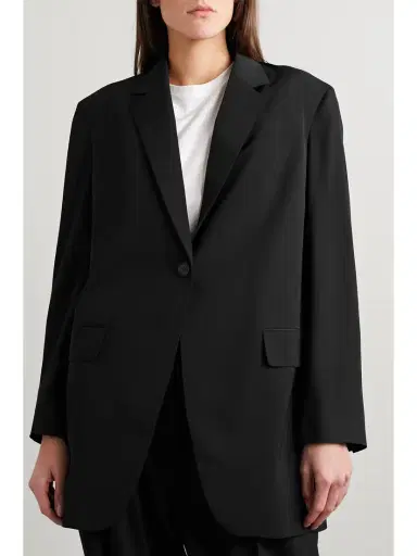 The Row Obine Crepe Blazer | Thumbnail 3 The Row Obine Crepe Blazer | Thumbnail 3
