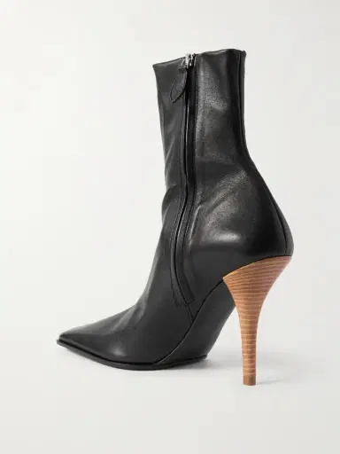 Alaïa 90 Leather Ankle Boots | Thumbnail 3 Alaïa 90 Leather Ankle Boots | Thumbnail 3
