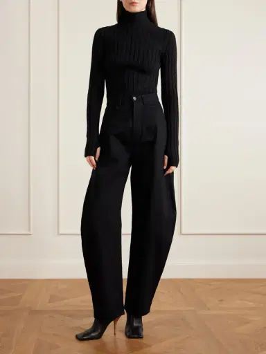 Alaïa 90 Leather Ankle Boots | Thumbnail 4 Alaïa 90 Leather Ankle Boots | Thumbnail 4