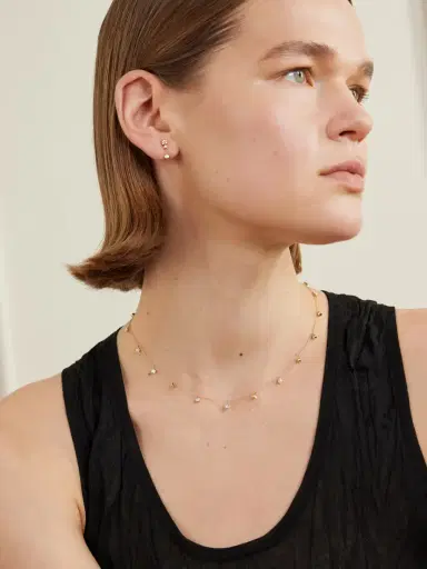 Sophie Bille Brahe Lou Of The Valley 18-karat Recycled Gold Diamond Necklace | Thumbnail 2 Sophie Bille Brahe Lou Of The Valley 18-karat Recycled Gold Diamond Necklace | Thumbnail 2