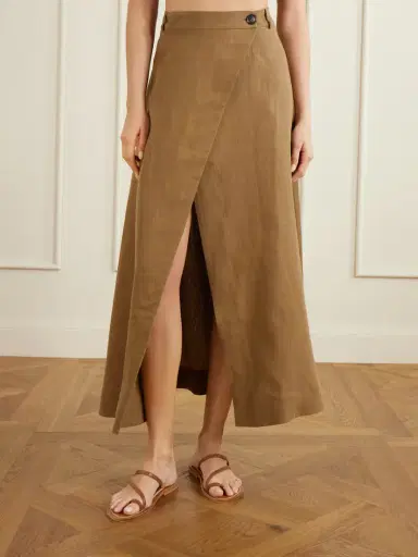 Le Kasha Rayi Linen Maxi Skirt | Thumbnail 3 Le Kasha Rayi Linen Maxi Skirt | Thumbnail 3