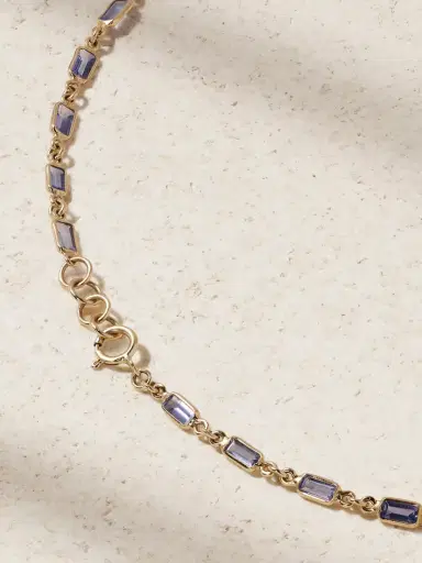 JIA JIA 14-karat Gold, Tanzanite And Diamond Necklace | Thumbnail 3 JIA JIA 14-karat Gold, Tanzanite And Diamond Necklace | Thumbnail 3