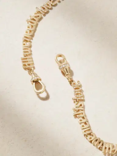 Marie Lichtenberg All We Need Is Love 18-karat Gold Diamond Necklace | Thumbnail 3 Marie Lichtenberg All We Need Is Love 18-karat Gold Diamond Necklace | Thumbnail 3