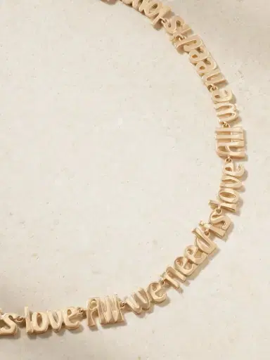 Marie Lichtenberg All We Need Is Love 18-karat Gold Diamond Necklace | Thumbnail 4 Marie Lichtenberg All We Need Is Love 18-karat Gold Diamond Necklace | Thumbnail 4