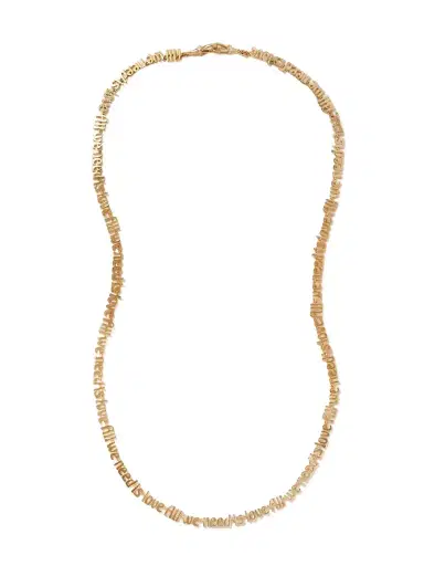 Marie Lichtenberg All We Need Is Love 18-karat Gold Diamond Necklace | Thumbnail 1 Marie Lichtenberg All We Need Is Love 18-karat Gold Diamond Necklace | Thumbnail 1