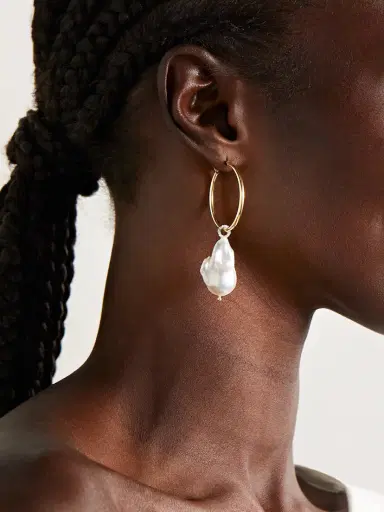 Mateo 14-karat Gold, Pearl And Diamond Earrings | Thumbnail 2 Mateo 14-karat Gold, Pearl And Diamond Earrings | Thumbnail 2