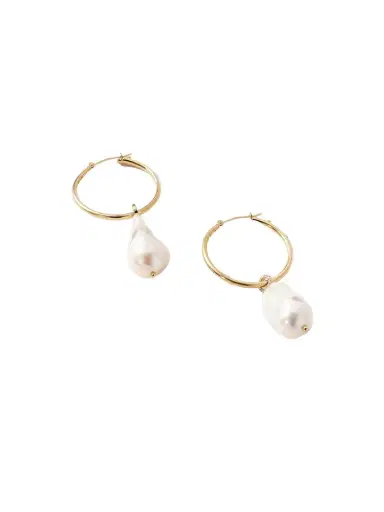 Mateo 14-karat Gold, Pearl And Diamond Earrings | Thumbnail 1 Mateo 14-karat Gold, Pearl And Diamond Earrings | Thumbnail 1