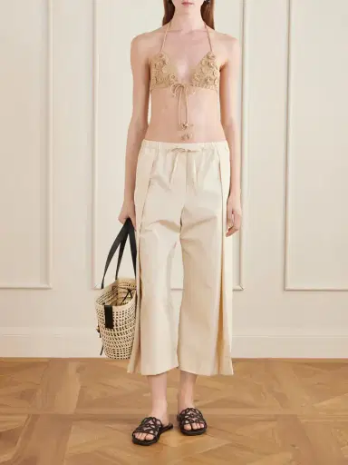 Loewe + Paula's Ibiza Crocheted Cotton Triangle Bra | Thumbnail 2 Loewe + Paula's Ibiza Crocheted Cotton Triangle Bra | Thumbnail 2