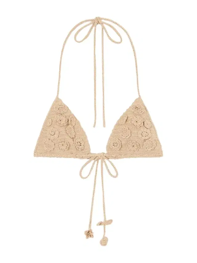+ Paula's Ibiza Crocheted Cotton Triangle Bra + Paula's Ibiza Crocheted Cotton Triangle Bra