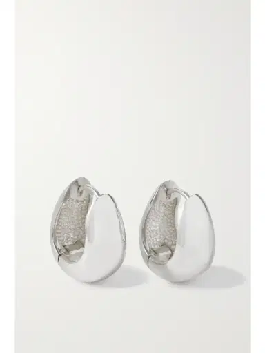Sophie Buhai + Net Sustain Silver Hoop Earrings | Thumbnail 1 Sophie Buhai + Net Sustain Silver Hoop Earrings | Thumbnail 1