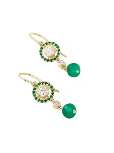 Ileana Makri Orbit 18-karat Gold Multi-stone Earrings | Thumbnail 1 Ileana Makri Orbit 18-karat Gold Multi-stone Earrings | Thumbnail 1