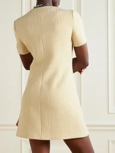 Gucci Wool-blend Tweed Mini Dress | Thumbnail 3 Gucci Wool-blend Tweed Mini Dress | Thumbnail 3