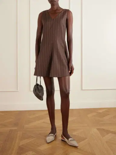 Brunello Cucinelli Suede Pointed-toe Slingback Flats | Thumbnail 4 Brunello Cucinelli Suede Pointed-toe Slingback Flats | Thumbnail 4