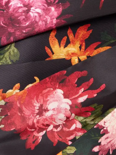 Carolina Herrera Draped Floral-print Faille Midi Dress | Thumbnail 4 Carolina Herrera Draped Floral-print Faille Midi Dress | Thumbnail 4
