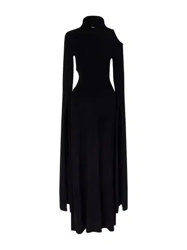 Gabriela Hearst Daya Hooded Cutout Silk Maxi Dress | Thumbnail 1 Gabriela Hearst Daya Hooded Cutout Silk Maxi Dress | Thumbnail 1