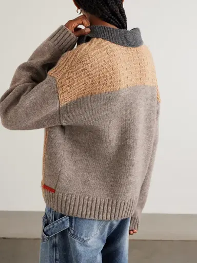 JW Anderson Intarsia-knit Wool Polo Sweater | Thumbnail 3 JW Anderson Intarsia-knit Wool Polo Sweater | Thumbnail 3