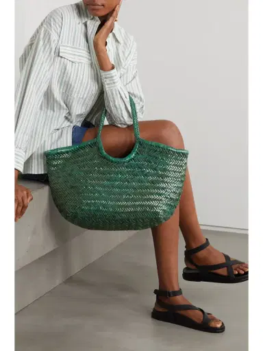 Dragon Diffusion Nantucket Large Woven Leather Tote | Thumbnail 2 Dragon Diffusion Nantucket Large Woven Leather Tote | Thumbnail 2