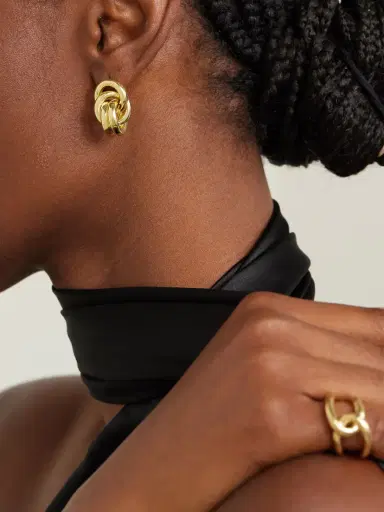 LIÉ STUDIO The Vera Gold Vermeil Earrings | Thumbnail 5 LIÉ STUDIO The Vera Gold Vermeil Earrings | Thumbnail 5