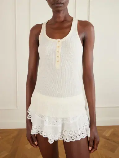 Isabel Marant Helma Ribbed Silk Tank | Thumbnail 3 Isabel Marant Helma Ribbed Silk Tank | Thumbnail 3