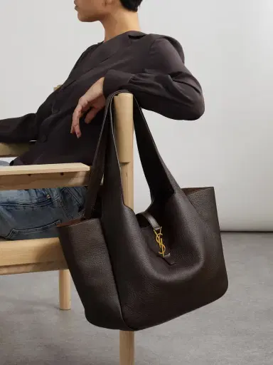 Saint Laurent Le 5 À 7 Bea Textured-leather Tote | Thumbnail 2 Saint Laurent Le 5 À 7 Bea Textured-leather Tote | Thumbnail 2
