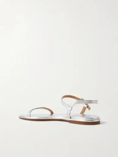 aeyde Nettie Metallic Leather Sandals | Thumbnail 3 aeyde Nettie Metallic Leather Sandals | Thumbnail 3