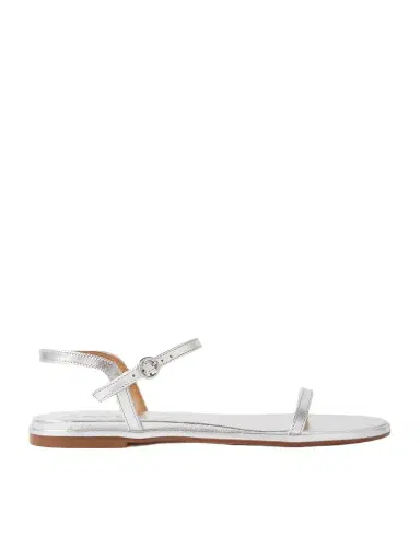 aeyde Nettie Metallic Leather Sandals | Thumbnail 1 aeyde Nettie Metallic Leather Sandals | Thumbnail 1