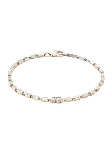 Suzanne Kalan Block Chain 18-karat White Gold Diamond Bracelet | Thumbnail 1 Suzanne Kalan Block Chain 18-karat White Gold Diamond Bracelet | Thumbnail 1