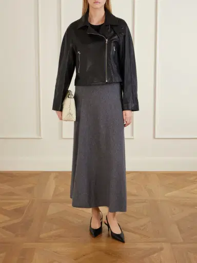 Nour Hammour Varda Full-grain Leather Jacket | Thumbnail 2 Nour Hammour Varda Full-grain Leather Jacket | Thumbnail 2
