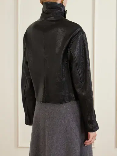 Nour Hammour Varda Full-grain Leather Jacket | Thumbnail 4 Nour Hammour Varda Full-grain Leather Jacket | Thumbnail 4