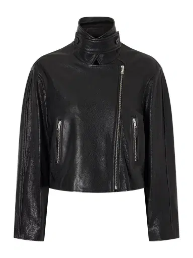Nour Hammour Varda Full-grain Leather Jacket | Thumbnail 1 Nour Hammour Varda Full-grain Leather Jacket | Thumbnail 1