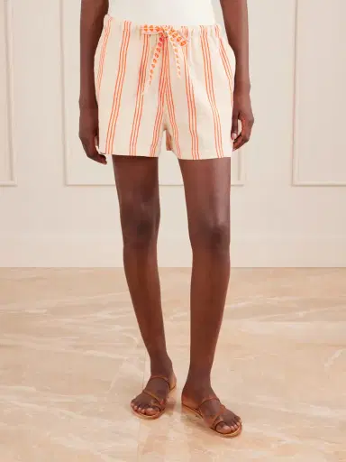 Lemlem Safia Striped Cotton Shorts | Thumbnail 3 Lemlem Safia Striped Cotton Shorts | Thumbnail 3