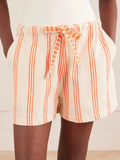 Lemlem Safia Striped Cotton Shorts | Thumbnail 5 Lemlem Safia Striped Cotton Shorts | Thumbnail 5