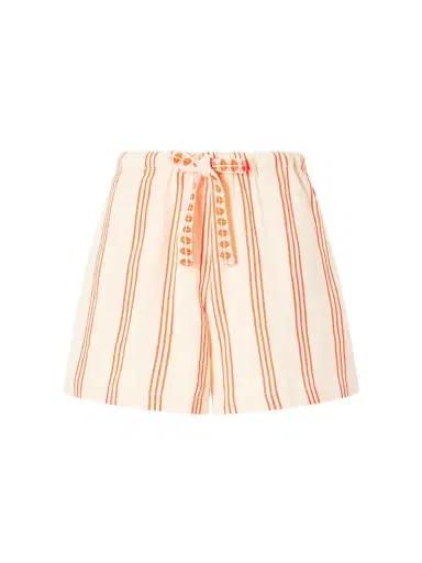 Lemlem Safia Striped Cotton Shorts | Thumbnail 1 Lemlem Safia Striped Cotton Shorts | Thumbnail 1