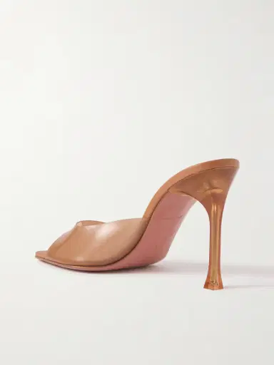 Amina Muaddi Alexa Pvc Mules | Thumbnail 3 Amina Muaddi Alexa Pvc Mules | Thumbnail 3