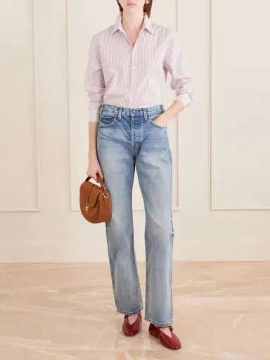 Nili Lotan Raphael Striped Cotton Shirt | Thumbnail 2 Nili Lotan Raphael Striped Cotton Shirt | Thumbnail 2