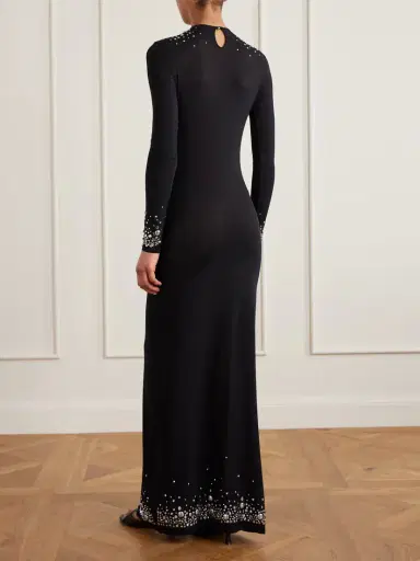 Rabanne Embellished Jersey Maxi Dress | Thumbnail 3 Rabanne Embellished Jersey Maxi Dress | Thumbnail 3