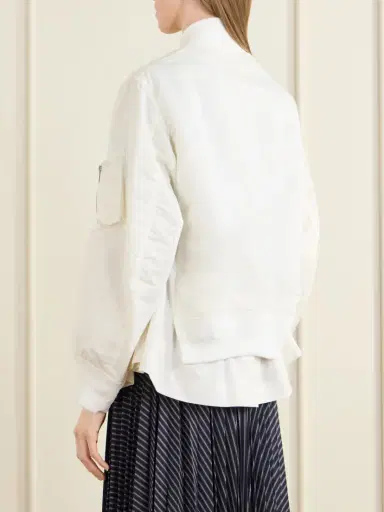 Sacai Padded Twill Bomber Jacket | Thumbnail 4 Sacai Padded Twill Bomber Jacket | Thumbnail 4