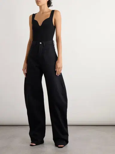 Alaïa Ribbed Jersey Bodysuit | Thumbnail 2 Alaïa Ribbed Jersey Bodysuit | Thumbnail 2