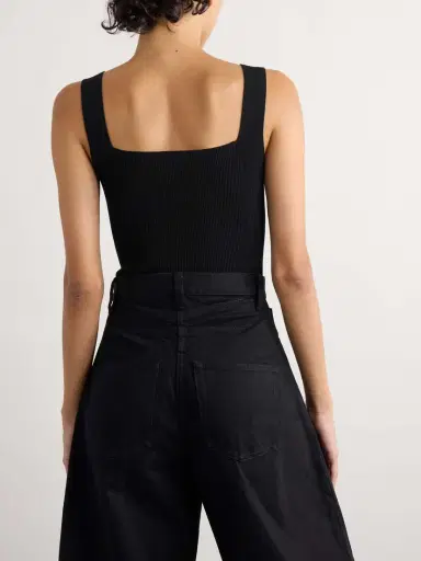 Alaïa Ribbed Jersey Bodysuit | Thumbnail 3 Alaïa Ribbed Jersey Bodysuit | Thumbnail 3