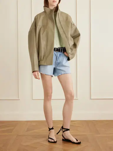 AGOLDE Parker Frayed Denim Shorts | Thumbnail 2 AGOLDE Parker Frayed Denim Shorts | Thumbnail 2