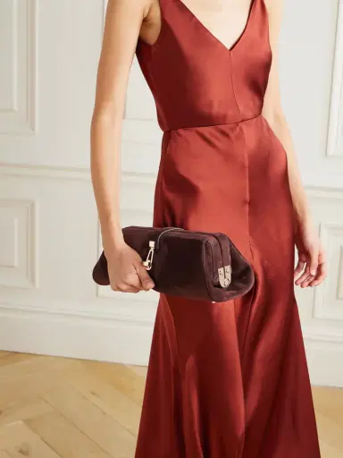 Gabriela Hearst Paola Suede Clutch | Thumbnail 2 Gabriela Hearst Paola Suede Clutch | Thumbnail 2