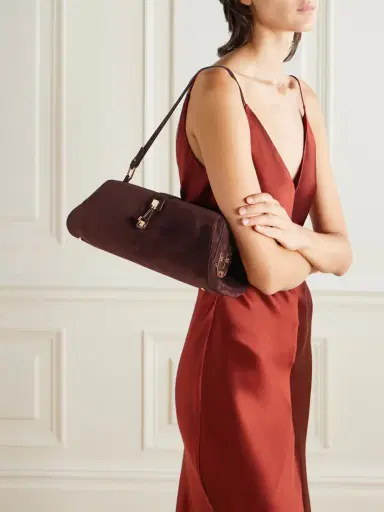Gabriela Hearst Paola Suede Clutch | Thumbnail 6 Gabriela Hearst Paola Suede Clutch | Thumbnail 6