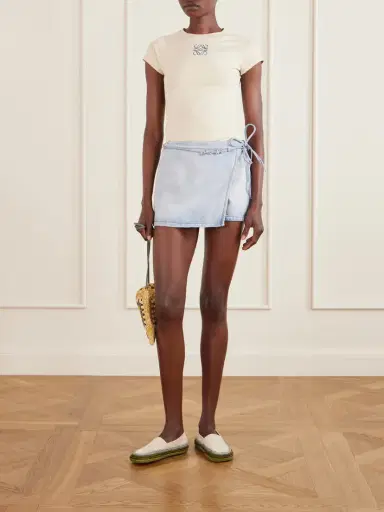 Loewe + Paula’s Ibiza Anagram Embroidered Cotton T-shirt | Thumbnail 2 Loewe + Paula’s Ibiza Anagram Embroidered Cotton T-shirt | Thumbnail 2
