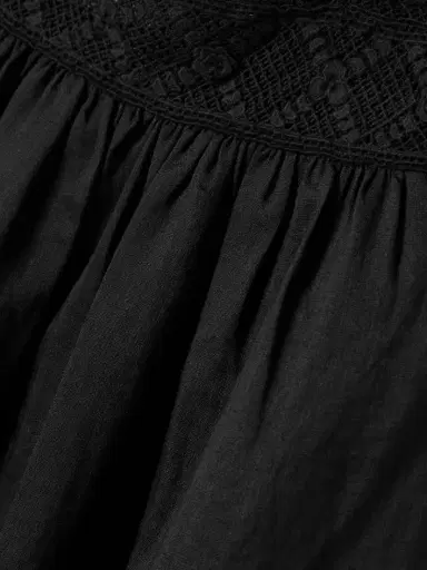 DÔEN Almadia Crochet-trimmed Ramie Mini Dress | Thumbnail 4 DÔEN Almadia Crochet-trimmed Ramie Mini Dress | Thumbnail 4