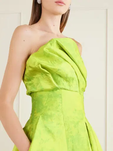 Erdem Asymmetric Frayed Pleated Floral-print Crinkled-satin Maxi Dress | Thumbnail 4 Erdem Asymmetric Frayed Pleated Floral-print Crinkled-satin Maxi Dress | Thumbnail 4