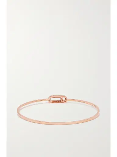 Messika Move Uno 18-karat Rose Gold Diamond Bangle | Thumbnail 3 Messika Move Uno 18-karat Rose Gold Diamond Bangle | Thumbnail 3